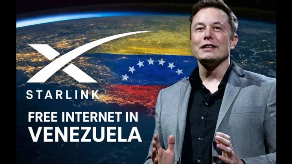 Elon Musk က ဗင်နီဇွဲလားနိုင်ငံသားတွေအတွက် Starlink အင်တာနက် အခမဲ့ပေး