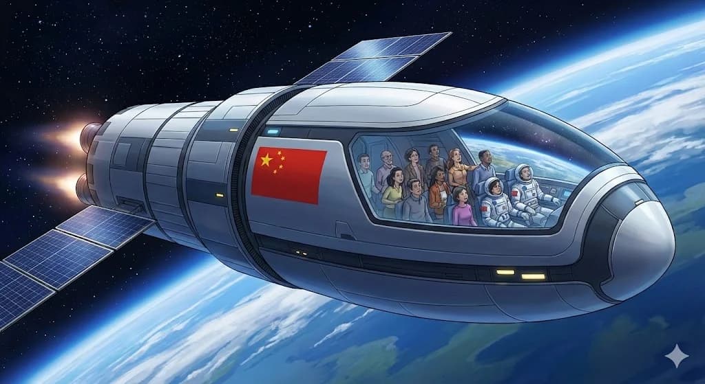 တရုတ်မှာ ၂၀၂၈ ခုနှစ်မှာ ပထမဆုံး အာကာသ ခရီးစဉ်ကို ပြုလုပ်မည်