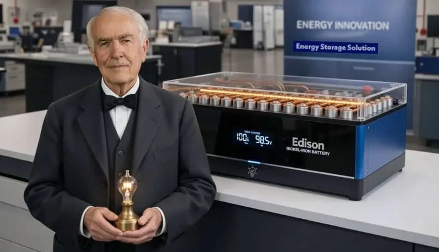 စက္ကန့်ပိုင်းအတွင်း အားသွင်းနိုင်ပြီး ဆယ်စုနှစ်ချီ အသုံးခံမယ့် သောမတ်စ် အက်ဒီဆင် ရဲ့ အိုင်ဒီယာကို အခြေခံထားတဲ့ ဘက်ထရီအသစ်