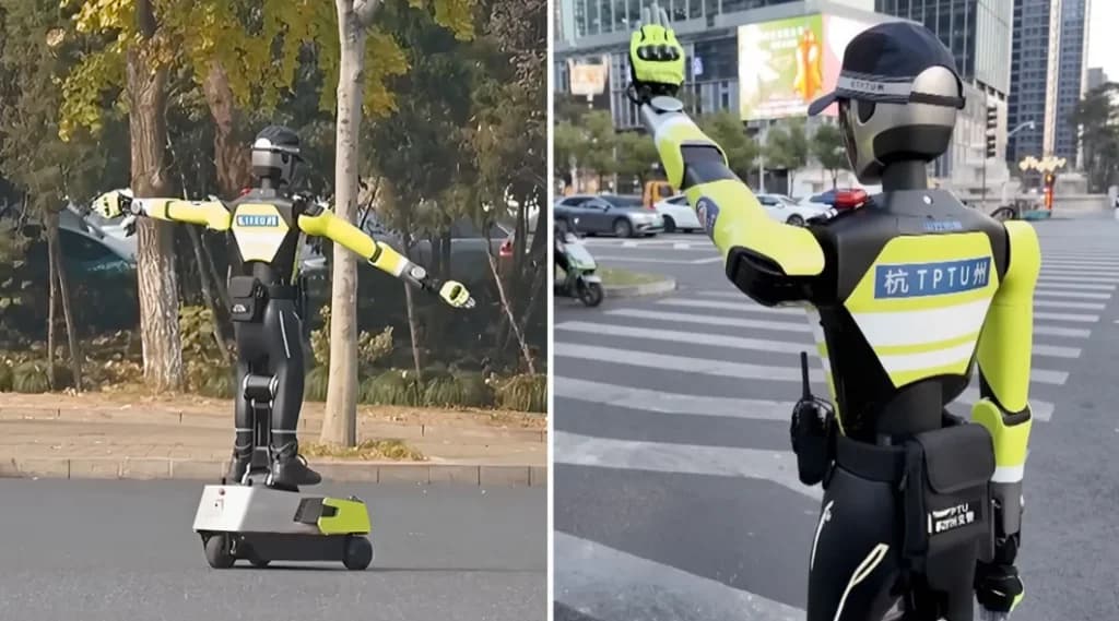 တရုတ်နိုင်ငံလမ်းမတွေထက်မှာ တွေ့မြင်လာရမယ့် RoboCop စက်ရုပ်ရဲများ