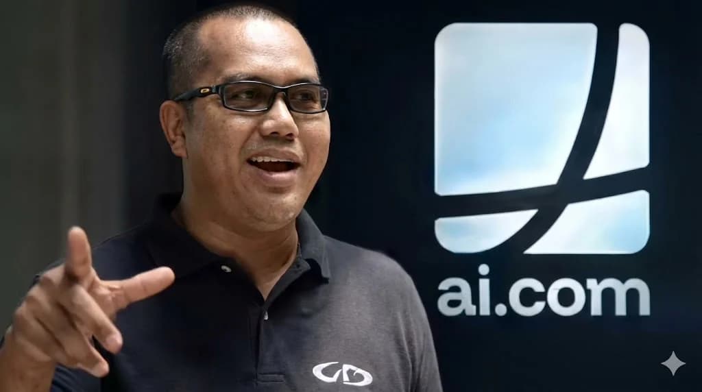 AI.com ဒိုမိန်းကို ဒေါ်လာ သန်း ၇၀ နဲ့ ရောင်းချခဲ့ရတဲ့ မလေးရှား စွန့်ဦးတီထွင်သူရဲ့ စံချိန်တင် အရောင်းအဝယ်