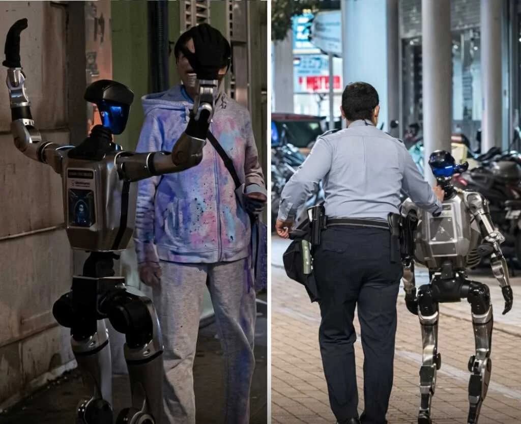 ကမ္ဘာ့ ပထမဆုံး အနေနဲ့ တရုတ်မှာ စက်ရုပ်ကို ရဲဖမ်းသွား